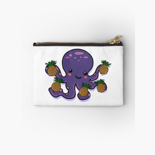 Item preview, Pineapple Octopus | Cute Purple Kawaii Octopus with Pineapples designed and sold by Rabbitti.