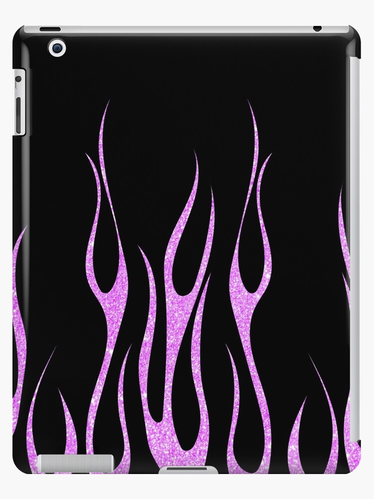 Y2K Aesthetic Pink Flames | iPad Case & Skin