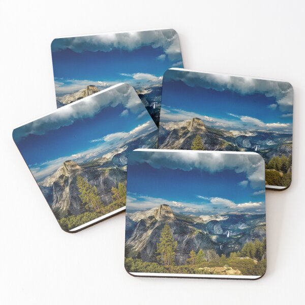Item preview, Shiny silver mountains, bright blue sky, wild forest designed and sold by August-E.