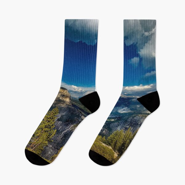 Item preview, Shiny silver mountains, bright blue sky, wild forest designed and sold by August-E.
