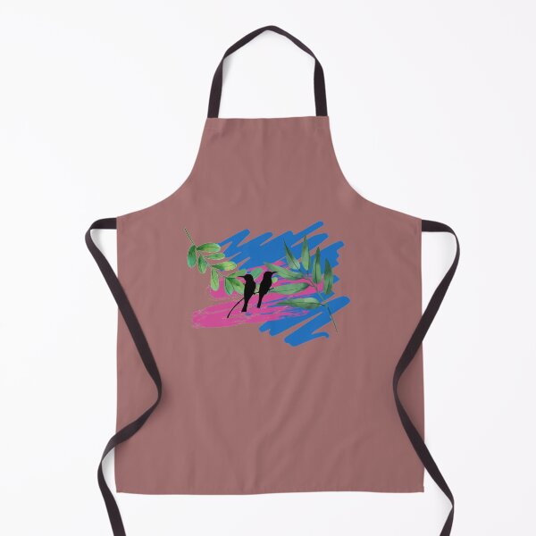 Item preview, Abstract artwork of two black love birds chilling out ! designed and sold by Byoudesigns.