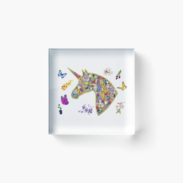 Item preview, Unicorn and Flowers designed and sold by Intriguing Eclectives by Janelle  K.