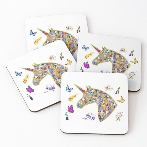 Item preview, Unicorn and Flowers designed and sold by Intriguing Eclectives by Janelle  K.