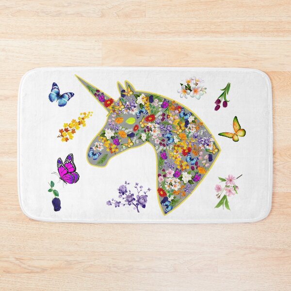 Item preview, Unicorn and Flowers designed and sold by Intriguing Eclectives by Janelle  K.