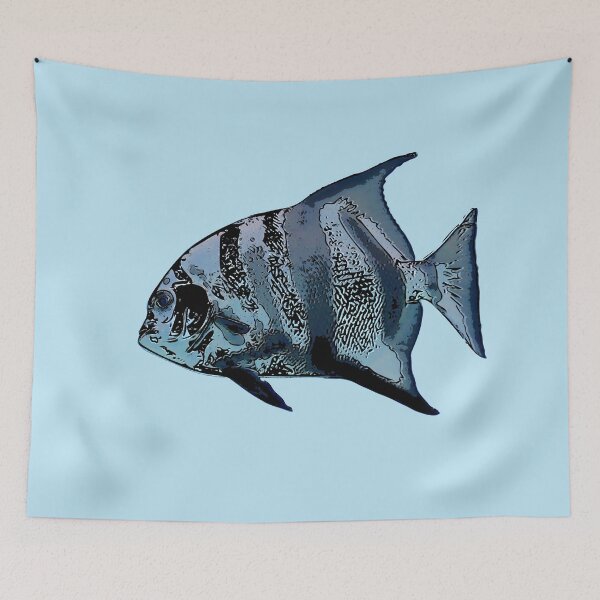 Item preview, Atlantic Spadefish Black Diseño alternativo designed and sold by designsasstultd.