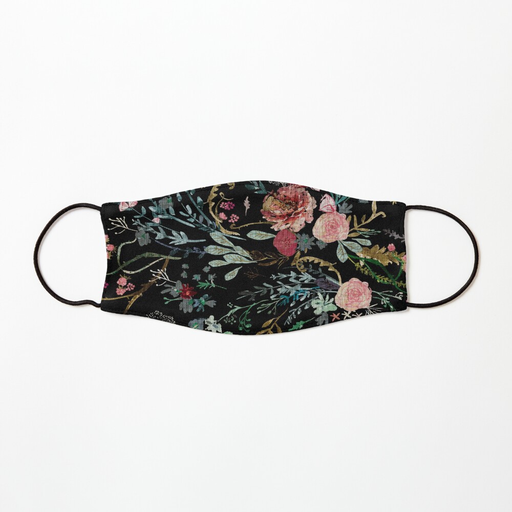 Midnight Floral Mask