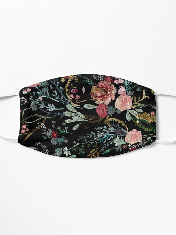 Alternate view of Midnight Floral Mask
