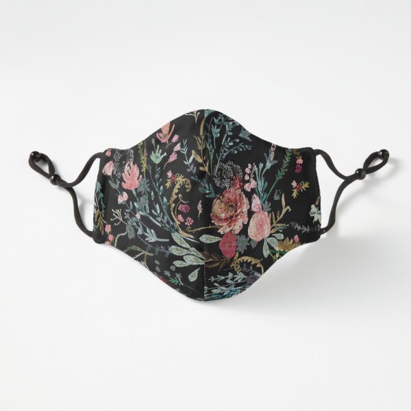 Midnight Floral Fitted 3-Layer