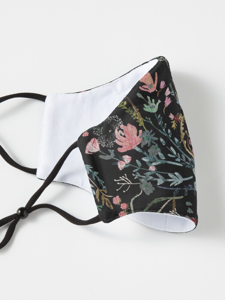 Alternate view of Midnight Floral Mask