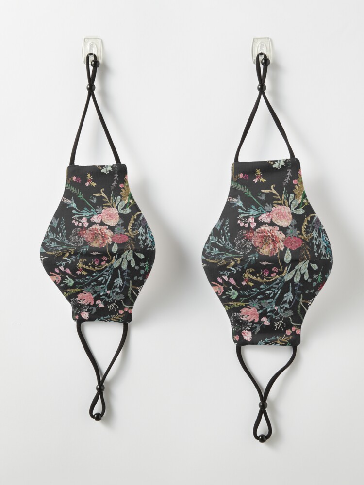 Alternate view of Midnight Floral Mask