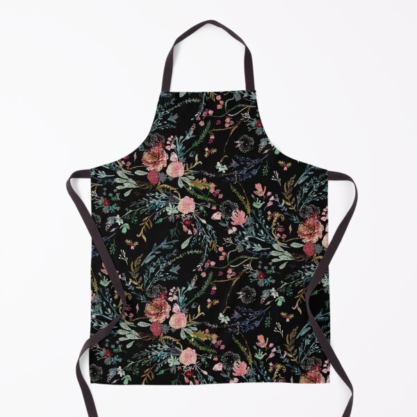 Midnight Floral Apron