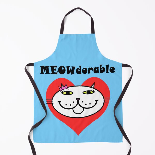 Item preview, MEOWdorable - PURRty Kitty Face on a Red Heart designed and sold by RawSunArt.