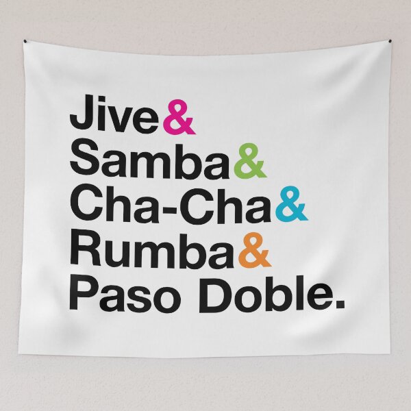 Item preview, Jive & Samba & Cha-Cha & Rumba & Paso Doble – Traditional Latin Dance Styles designed and sold by opalime.
