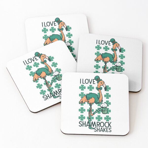 Item preview, I love shamrock shakes saint patrick day gamer gift for men and women. designed and sold by TheFlipRepublic.