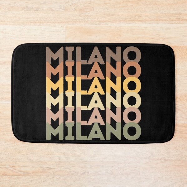 Item preview, Milano Retro Typography Vintage Colors designed and sold by Hoiho Adventure Shirts.