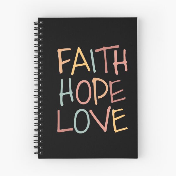 Item preview, 1 Cor 13 - Faith Hope Love words designed and sold by amazingjoy.