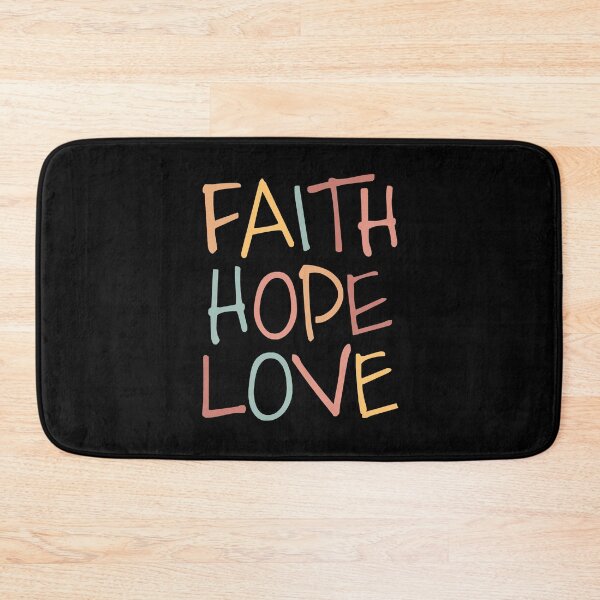 Item preview, 1 Cor 13 - Faith Hope Love words designed and sold by amazingjoy.