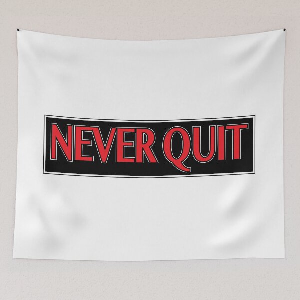 Item preview, NEVER QUIT designed and sold by estudio3e.