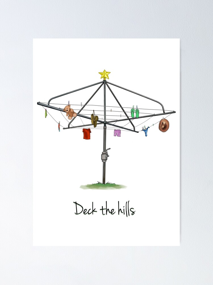 "DECK THE HILLS LAUNDRY EDITION" Poster for Sale by Drawbauchery