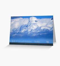 Wind Farm in the Channel Greeting Card