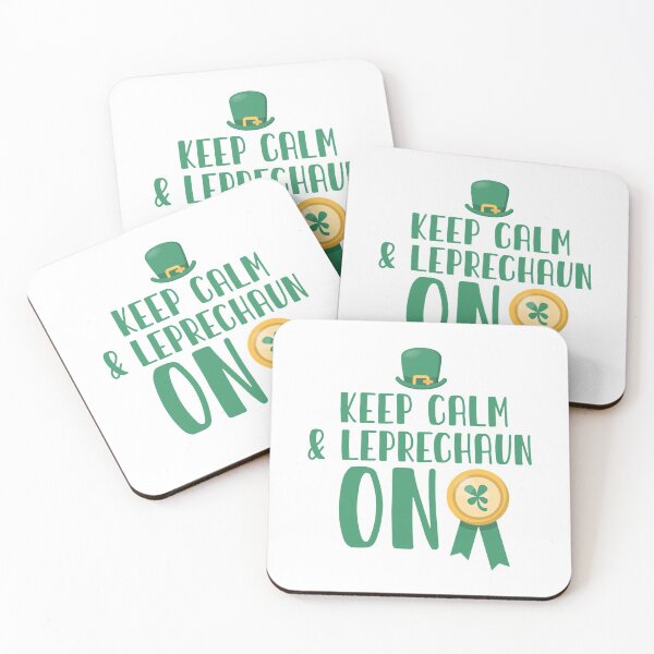 Item preview, Keep calm and leprechaun saint patrick day gift for men and women. designed and sold by TheFlipRepublic.