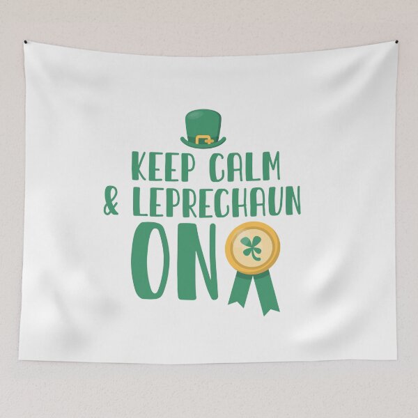 Item preview, Keep calm and leprechaun saint patrick day gift for men and women. designed and sold by TheFlipRepublic.