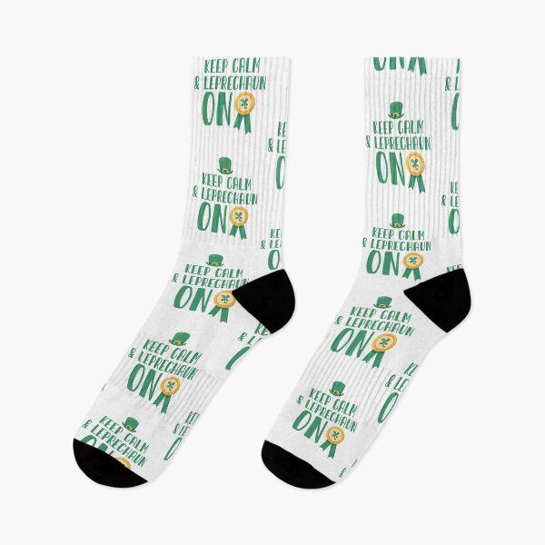Item preview, Keep calm and leprechaun saint patrick day gift for men and women. designed and sold by TheFlipRepublic.