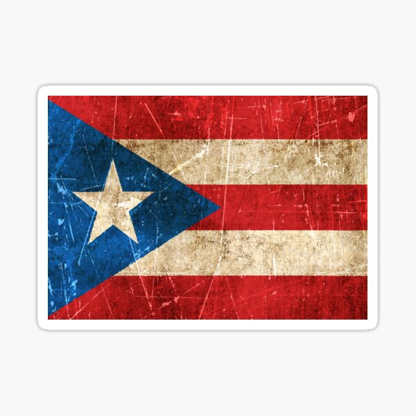 Puerto Rico American Puerto Rican Flag USA PR US Sticker