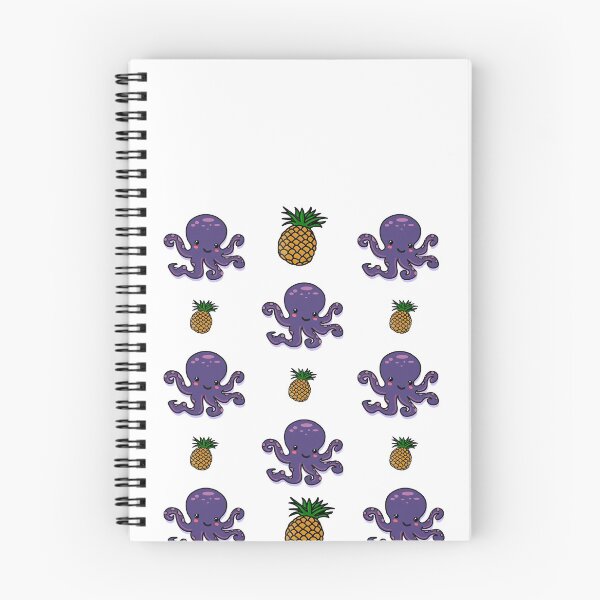 Item preview, Pineapple Octopus | Cute Purple Kawaii Octopus with Pineapples Pattern designed and sold by Rabbitti.