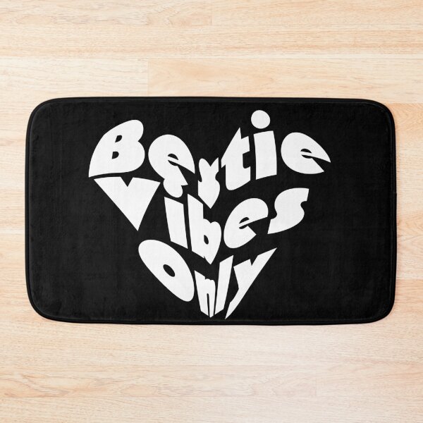 Item preview, Bestie Vibes Only Besties Vibes Only Two Pretty Best Friends HeartShape designed and sold by KLINESTORE.