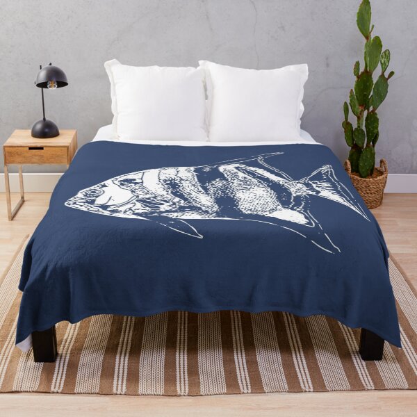 Item preview, Atlantic Spadefish White Design designed and sold by designsasstultd.