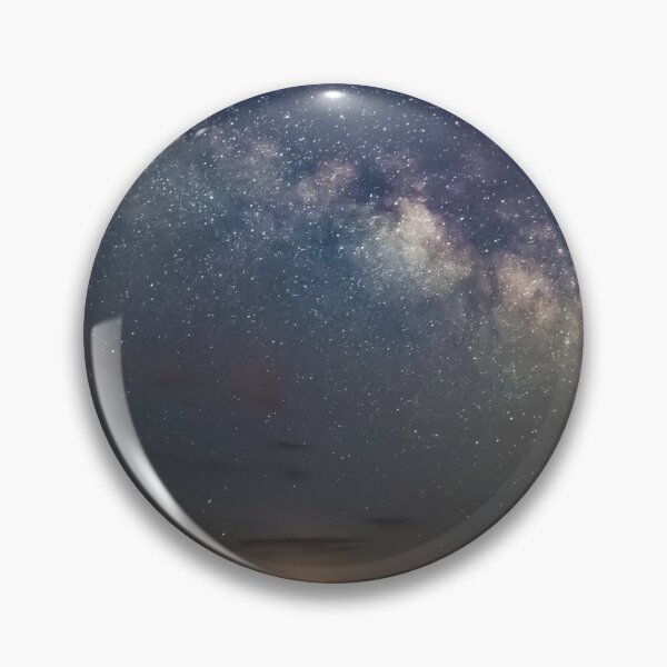 Item preview, Aurora black river sunset, shiny starry midnight dark sky, dark blue, above the clouds designed and sold by August-E.