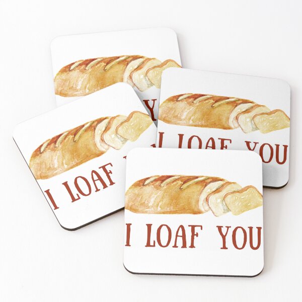 Item preview, I loaf you | bread | bread loaf | baguette | valentines designed and sold by Jeleedesigns.