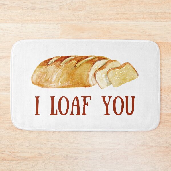 Item preview, I loaf you | bread | bread loaf | baguette | valentines designed and sold by Jeleedesigns.