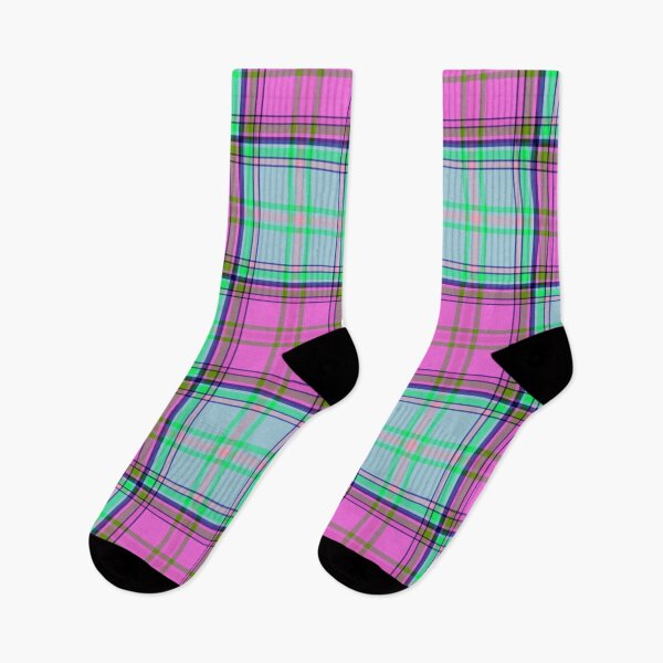 Item preview, Funky Checker Green and Pink Plaids designed and sold by patternedprints.
