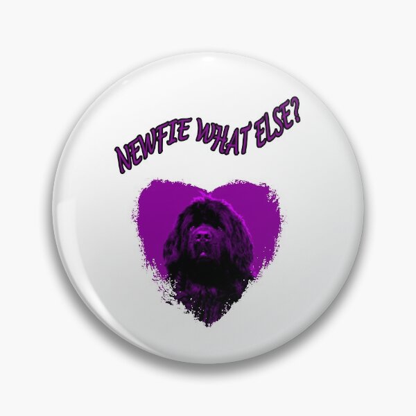 Item preview, Newfoundland Dog Heart Purple What Else designed and sold by Moonyflower.