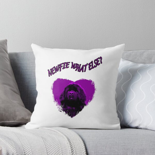 Item preview, Newfoundland Dog Heart Purple What Else designed and sold by Moonyflower.