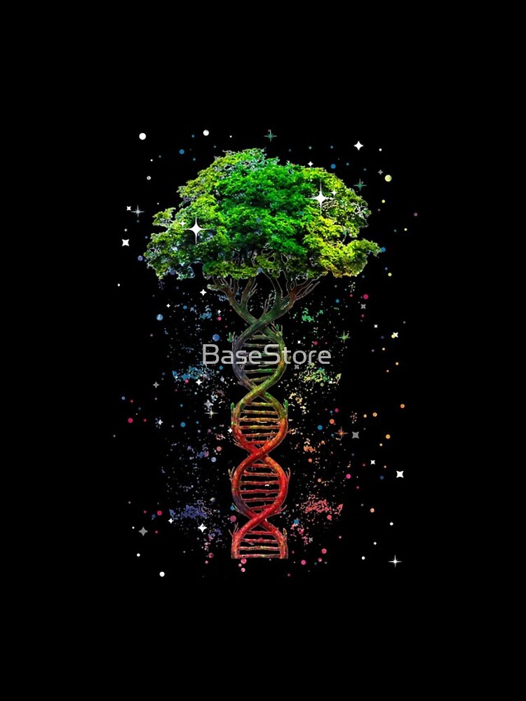 Thumbnail 4 of 4, iPhone Case, DNA Tree Of Life Multi-Color designed and sold by BaseStore.