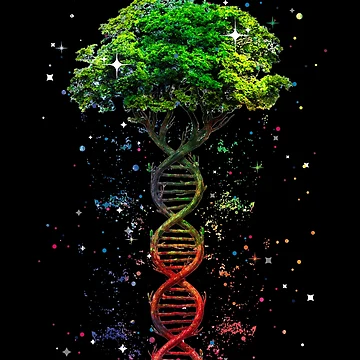 Artwork thumbnail, DNA Tree Of Life Multi-Color by BaseStore