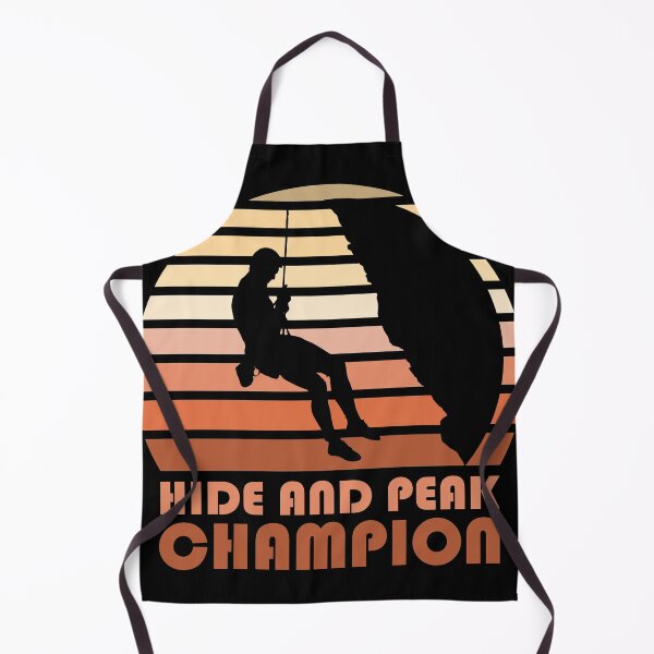 Item preview, Rock Climbing Hiking Hide and Peak Champion Vintage Sunset designed and sold by TKsTees.
