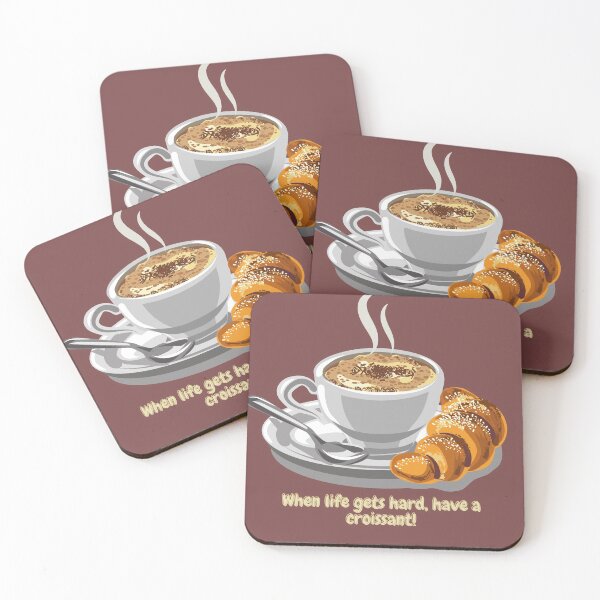 Item preview, When life gets hard, have a croissant! designed and sold by AllureVisions.