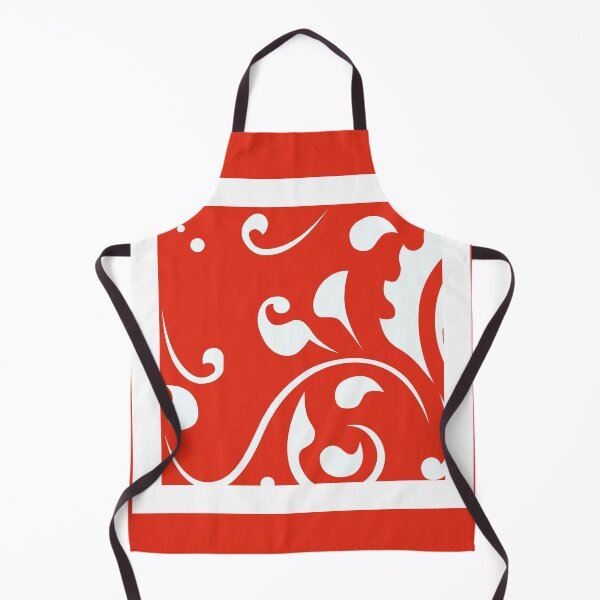 Item preview, Red White Ornamental Pattern 90 designed and sold by vortexatelier.
