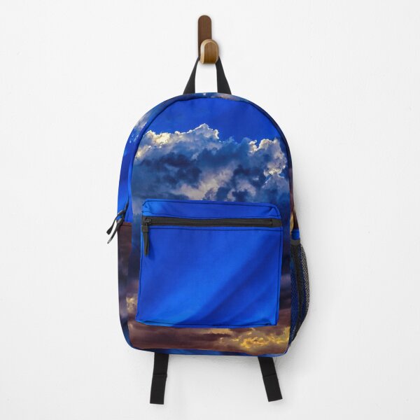 Item preview, Mount Fuji morning sunup, blue cloudy sky, pure sun rays, autumn, orange, yellow, pure blue, sunrise clouds, summer vibes designed and sold by August-E.