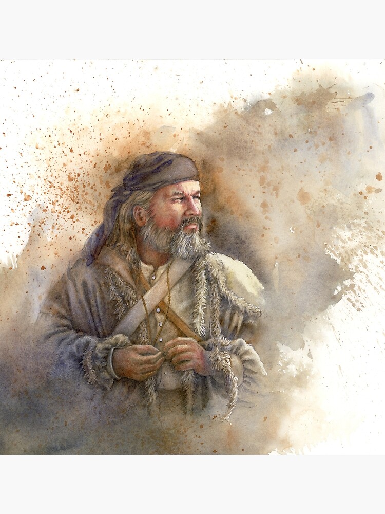 Thumbnail 3 of 3, Poster, Over Mountain Man designed and sold by mindofwaterc.