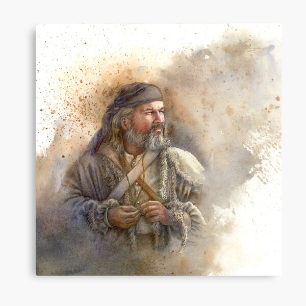 Over Mountain Man Metal Print
