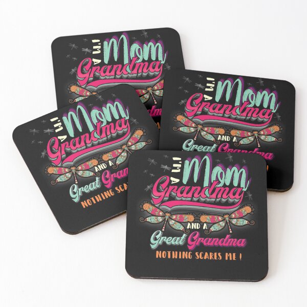Item preview, I'm A Mom Grandma And A Great Grandma Nothing Scares Me Butterfly designed and sold by BaseStore.
