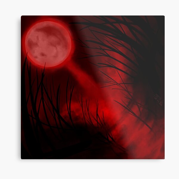 Wandbilder Blutmond Redbubble