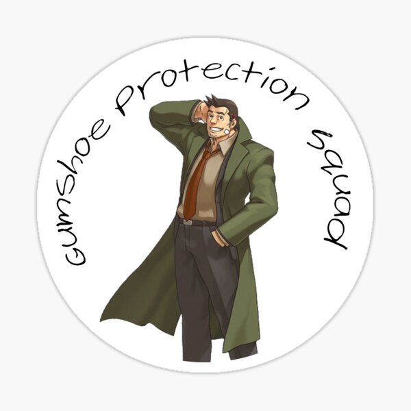 Gumshoe Protection Squad Sticker