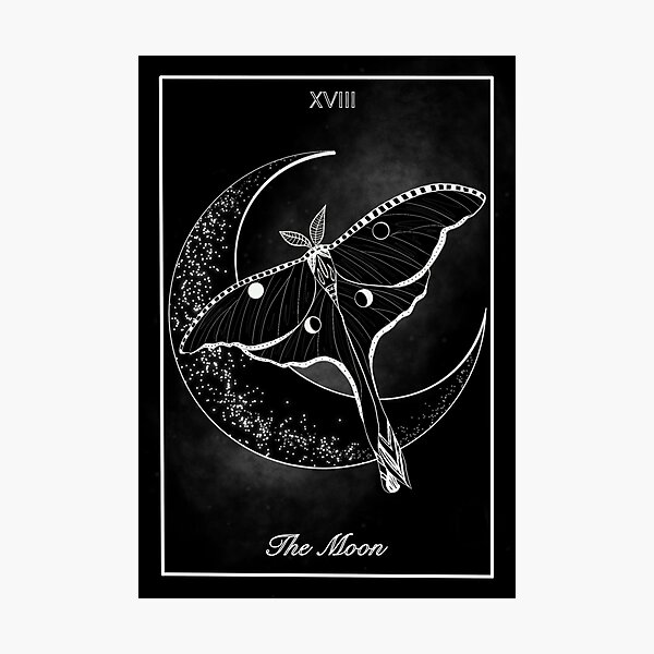 The Moon Tarot Photographic Print
