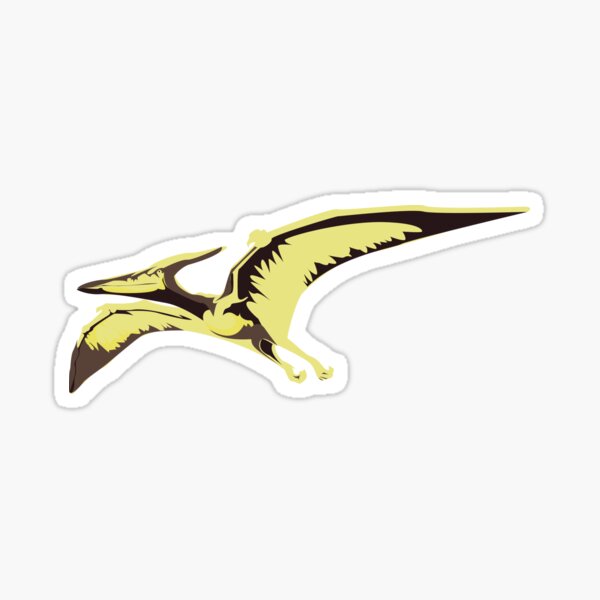 Pteranodon / Pterodactyl Jurassic Dinosaur  Sticker for Sale by  aquariumaster